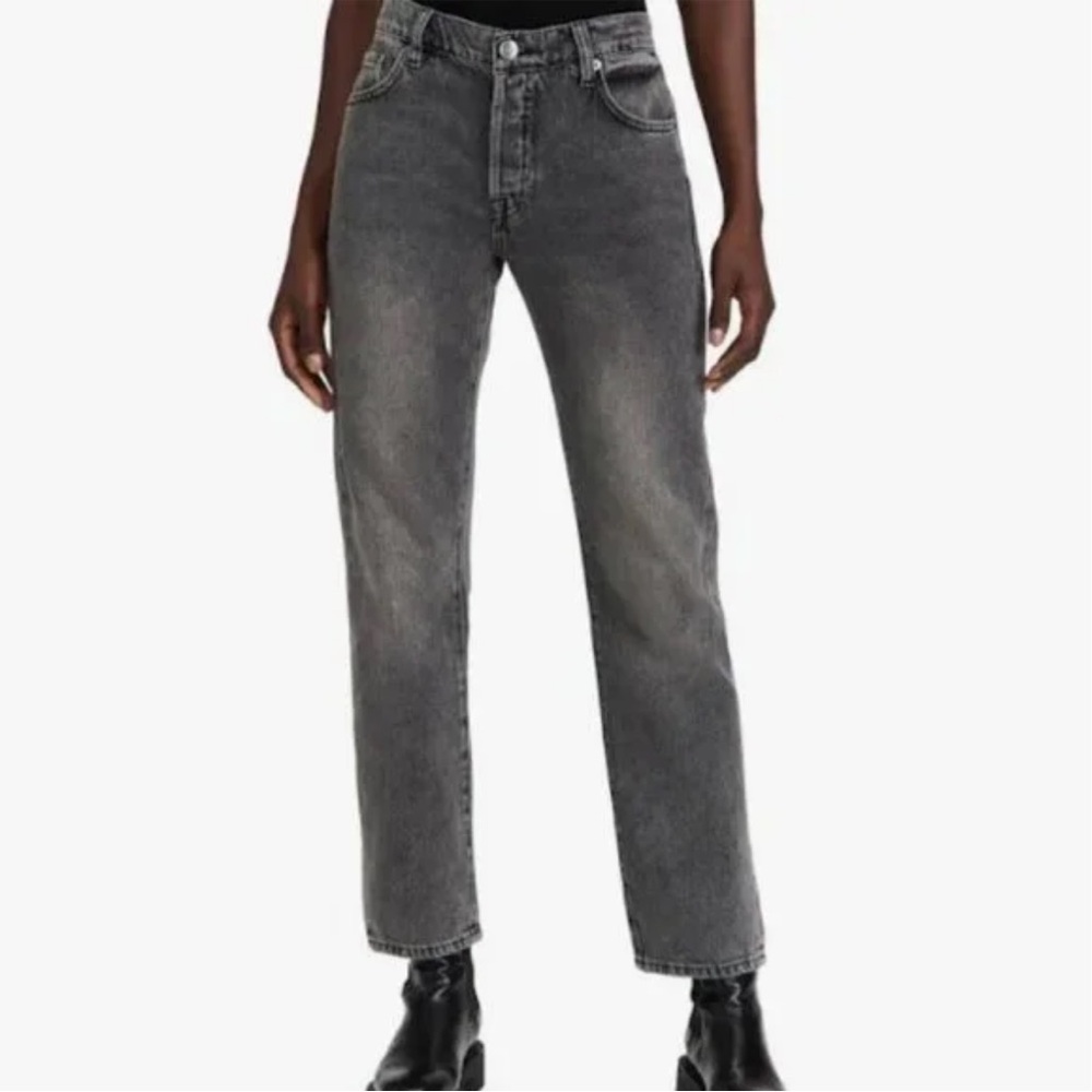 Frame Denim Charcoal Le Slouch Jeans - Picture 15 of 15